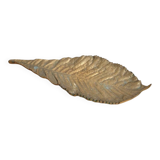 Bronze leaf-shaped pocket emptier