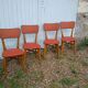 Suite de chaises vintage années 50