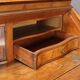 Antique trumeau in walnut, Italy, early 20th century.