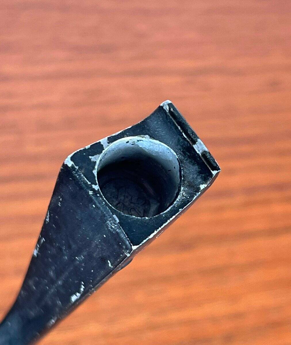 Danish metal candlestick in mid-century style by Gunnar Cyren for Dansk Designs Denmark, 1960s.