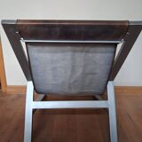 Brown leather armchair, J-Line