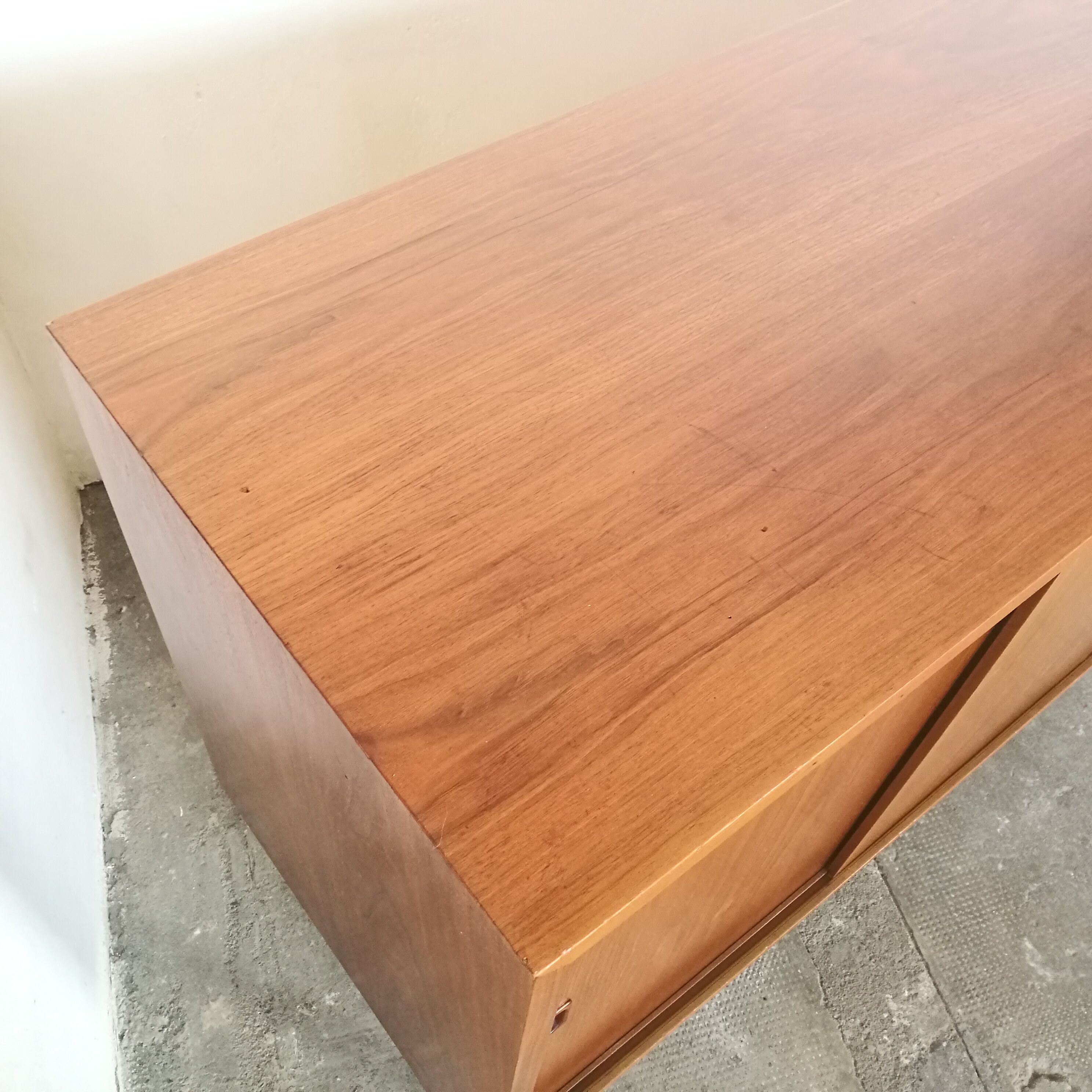 Scandinavian style sideboard, sliding doors
