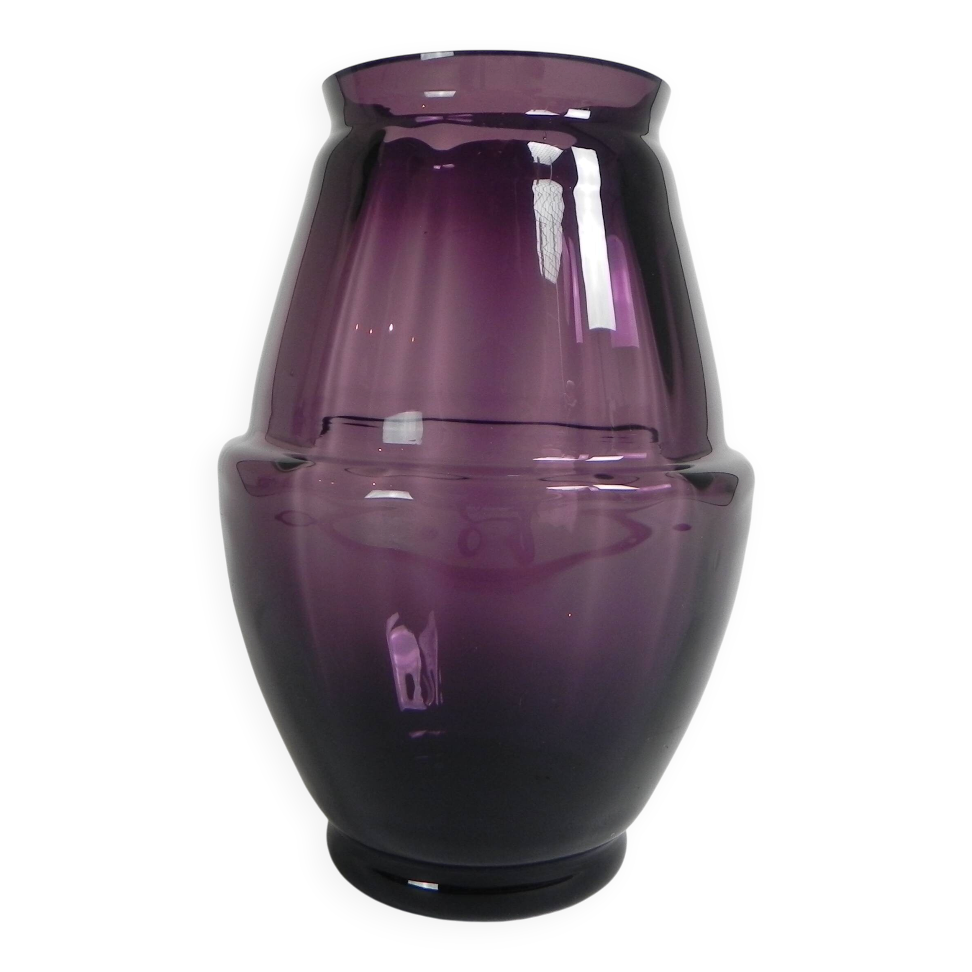 Art Deco vase Kristalunie Maastricht, Acorn model by Willem Jacob Rozendaal, 1931