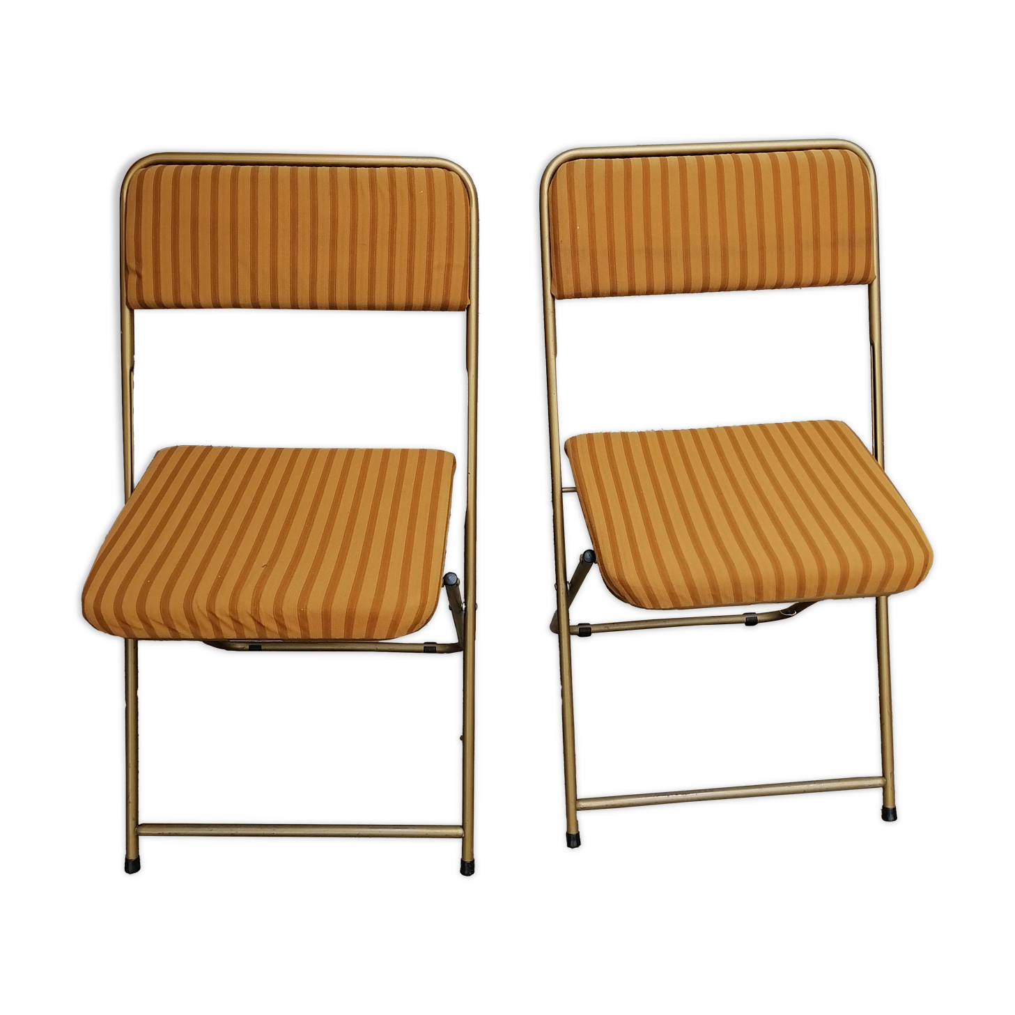 Set of 2 folding chairs lafuma 1960 1970
