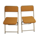 Set of 2 folding chairs lafuma 1960 1970