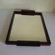 Serving tray with mirror