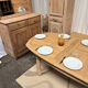Table de ferme en chêne massif avec rallonges