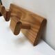 Modernist pine coat rack
