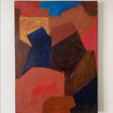 Abstract expressionism painting