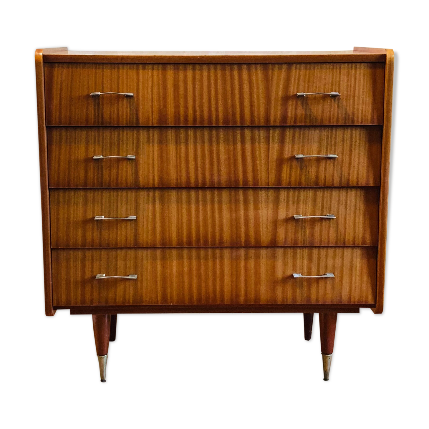 Vintage chest of drawers spindle feet