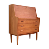 Secretary chest of drawers Teak by Arne Wahl Iversen for Falster Modelfabrik 1960