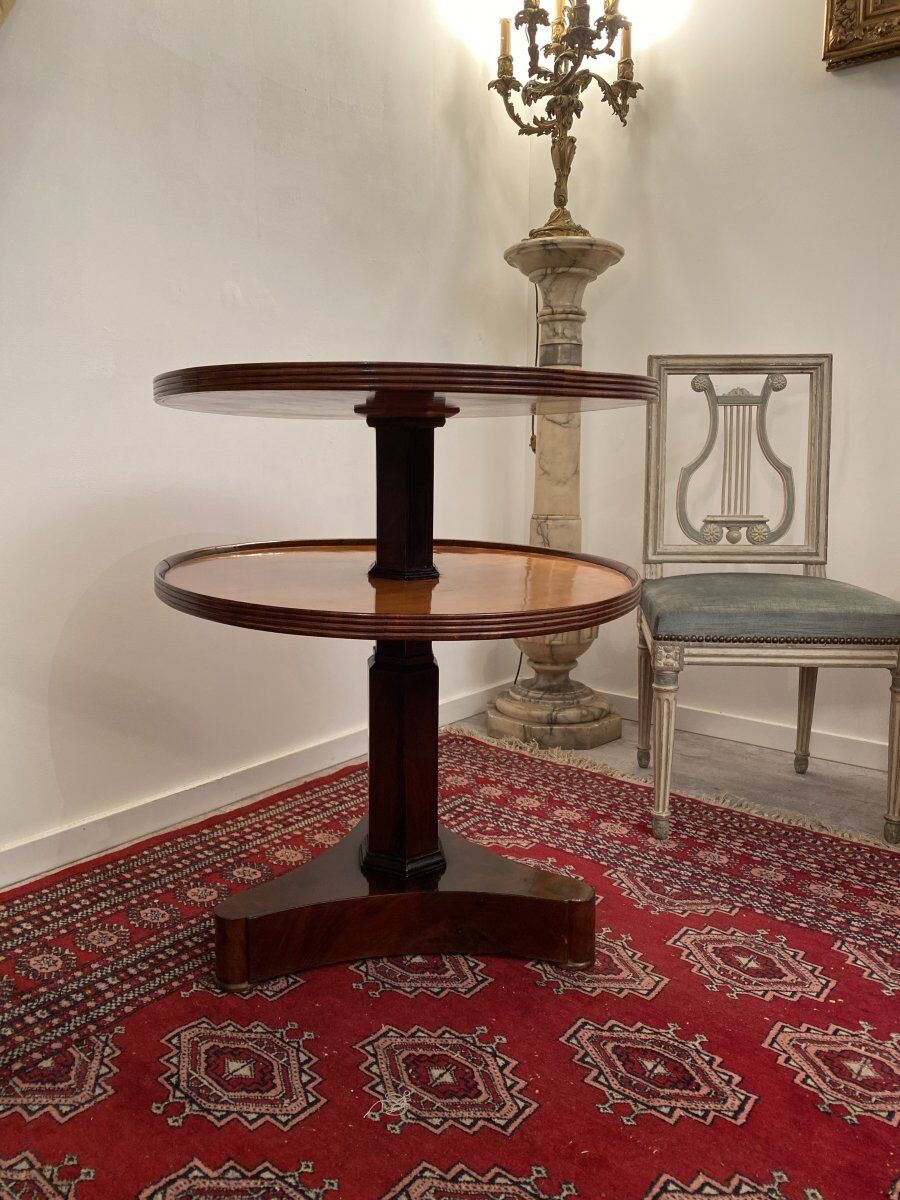 Gueridon In Mahogany of Empire 19th century