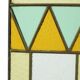 Vintage Stained Glass Window Stained Glass set of 2 Decorative Sun Catcher 40cm
