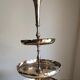 3-storey cake display in silver metal from the Mills Brussels brand. Date from the 1930s