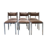 Set of 6 Nova Lux chairs 70s