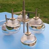 Space age design chandelier from the 70s