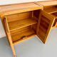 Modular sideboard Ateliers Chauvin solid wood design 70s