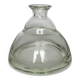 Vintage Modernist Bubble Clear Glass Vase