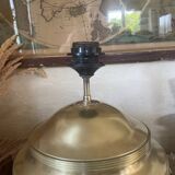 Pied de lampe balustre en laiton vintage