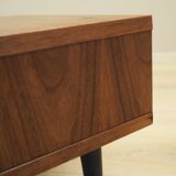 Table de chevet en noyer, design scandinave