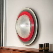 Luci Milano ‘Sat 50’ Flush Mount Lamp - Futuristic Design New Old Stock 80s