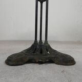 Art Deco bistro table, garden table on cast iron base