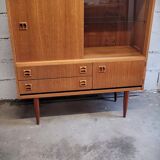 Scandinavian design sideboard in vintage teak