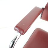 Chrome (Faux) Leather Armchair by Kovona, 1980's, Czechoslovakia