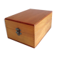 Varnished/vintage wood plug box 60s-70s