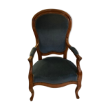 Louis Philippe armchair in walnut