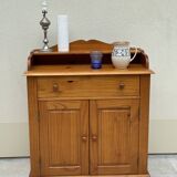 Petit meuble de rangement et secrétaire en pin vintage
