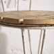 Anciennes chaises d’extérieur blanches (vers 1920). Ensemble de 4 pièces