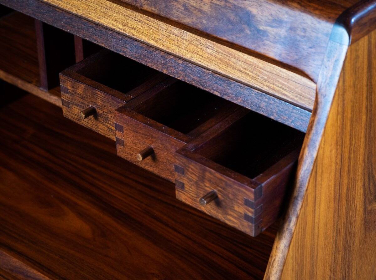 Rosewood Secretary by Dyrlund, Denmark, 1970s