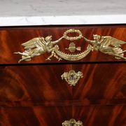 Empire-style mahogany chest of drawers, early 19th century