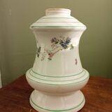 Geometric earthenware vase