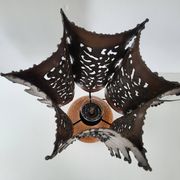 Vintage Accolay lamp in ceramic & metal 1960s