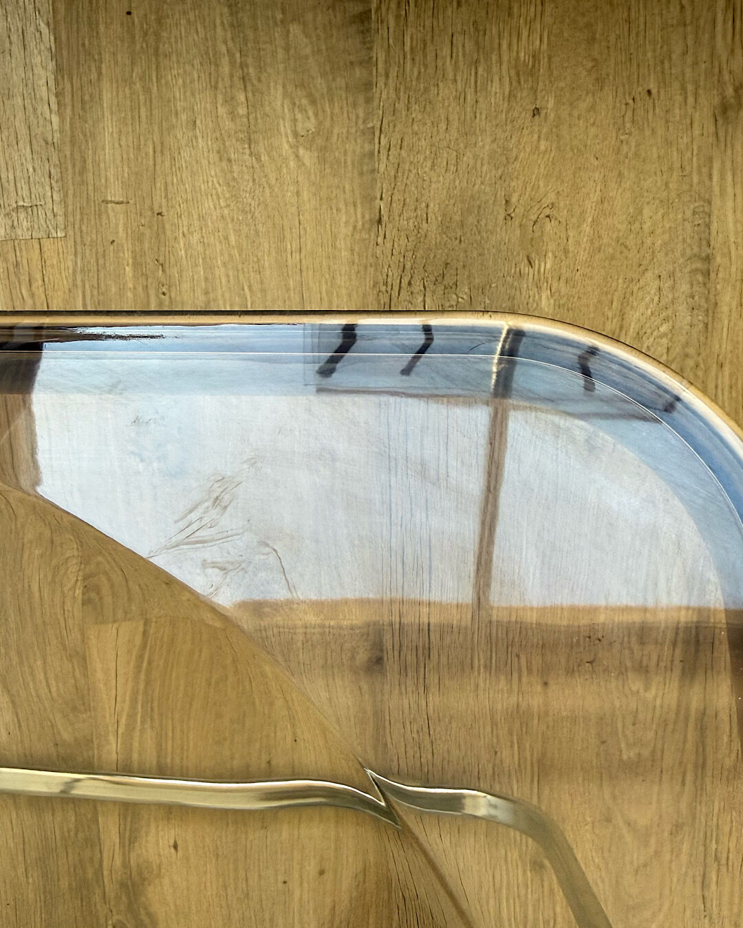 4 Plia chairs, Giancarlo Piretti