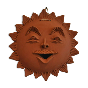 Soleil à suspendre en céramique