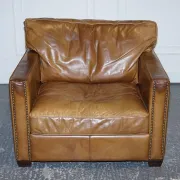 Leather Armchairs Tanned by Timothy Oulton Viscount
