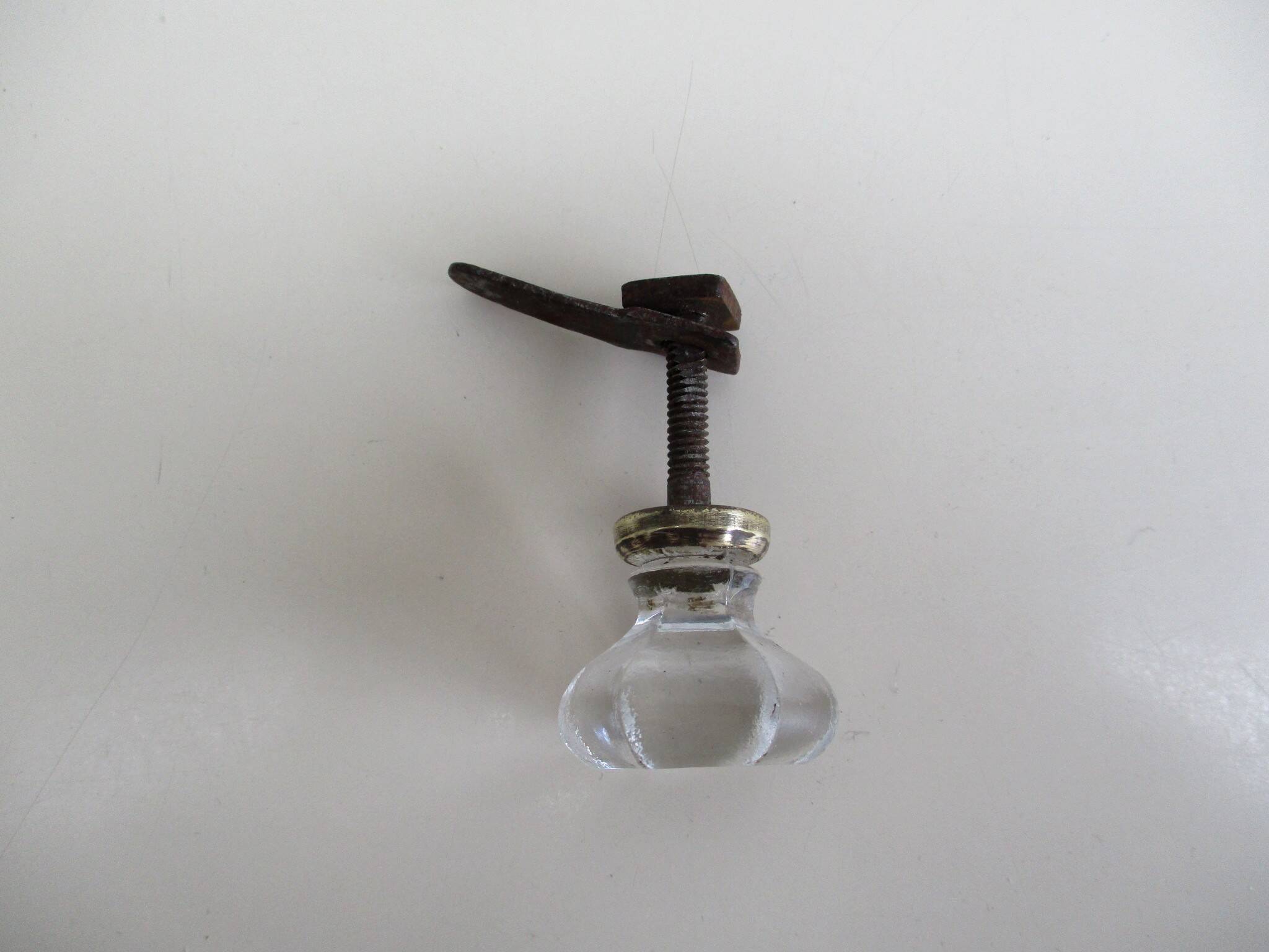 Antique glass knob for furniture - glass or crystal