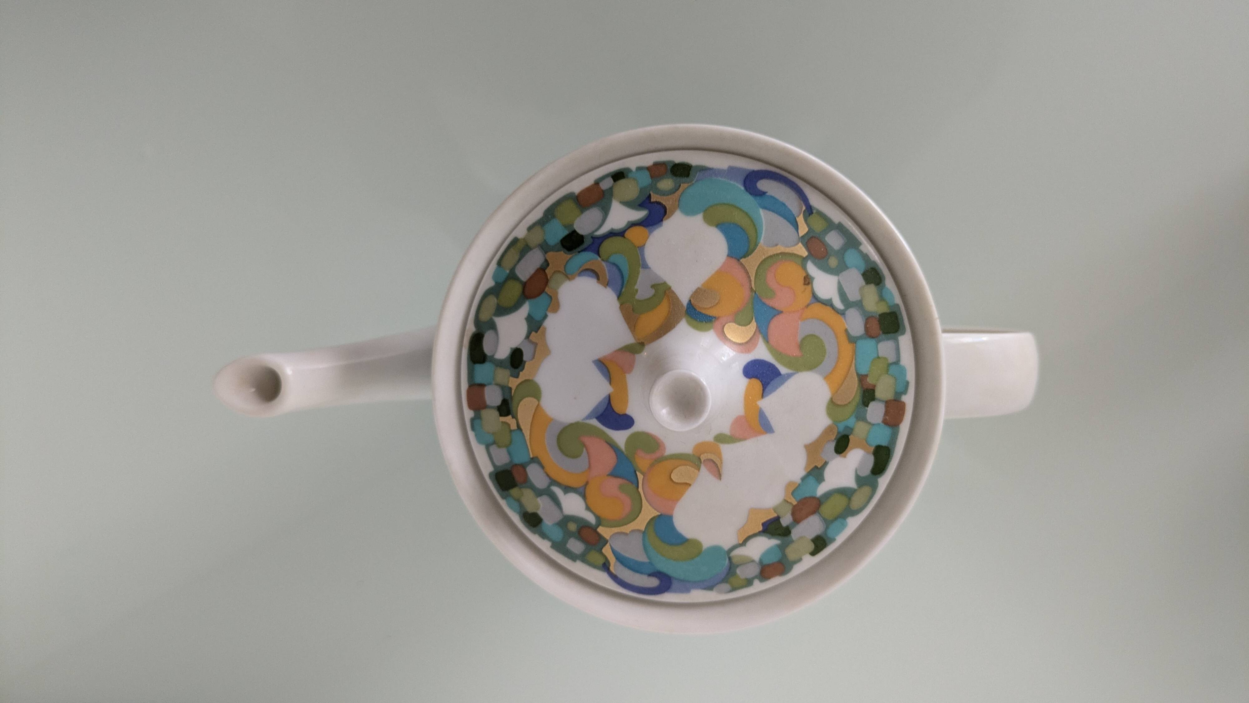 Coffee pot or teapot, sugar bowl and milk jug Petruschka Rosenthal