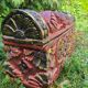 Coffret en bois sculpté balinais