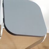 Bauhaus style chrome side table