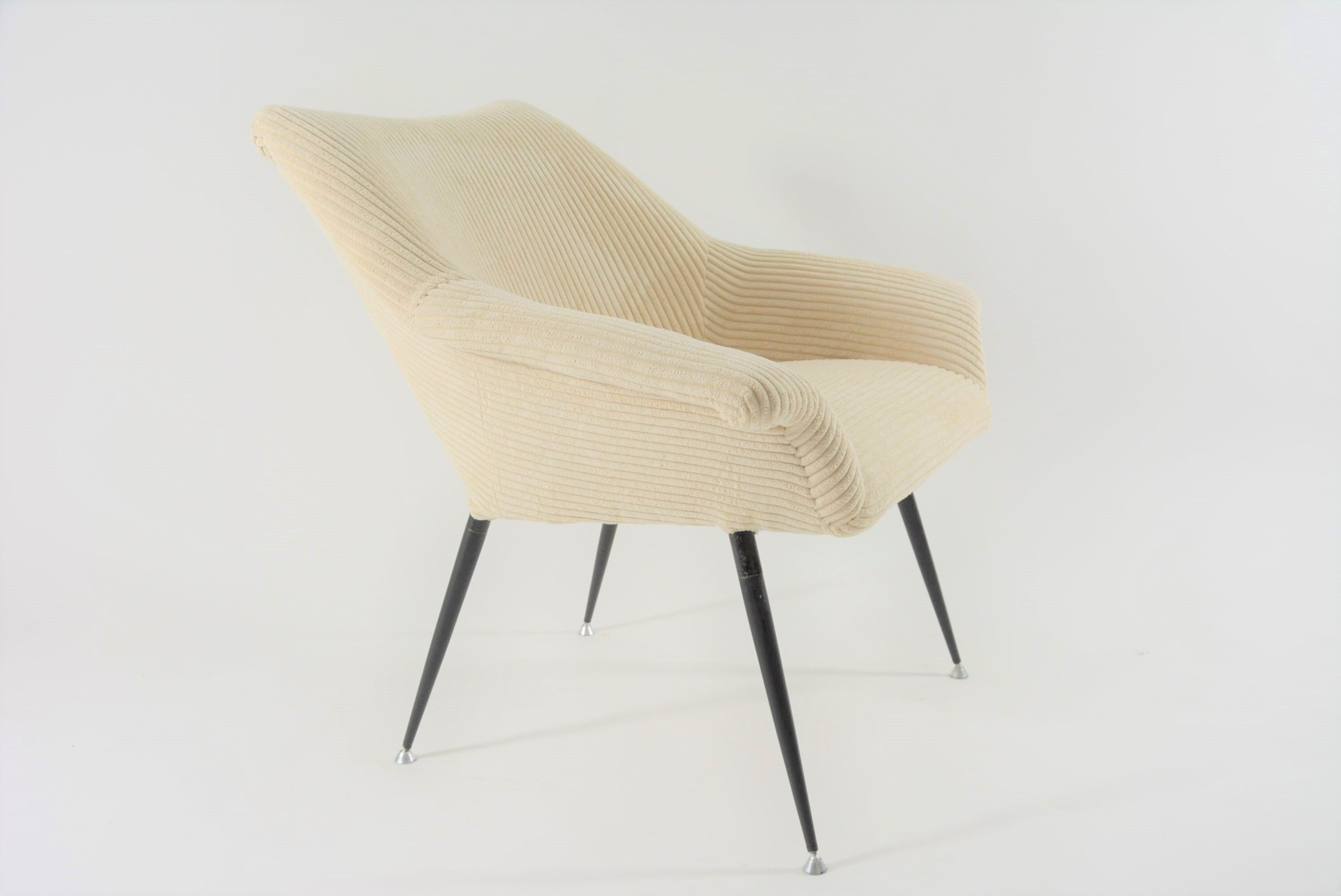 Ivory square shell chair