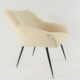 Ivory square shell chair