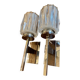 Pair of Mid-century Scandinavian Brutalist wall lights (1960s-70s)
