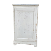 Petite armoire parisienne à 1 porte, confiturier vintage 1930-40