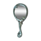 Art nouveau hand mirror