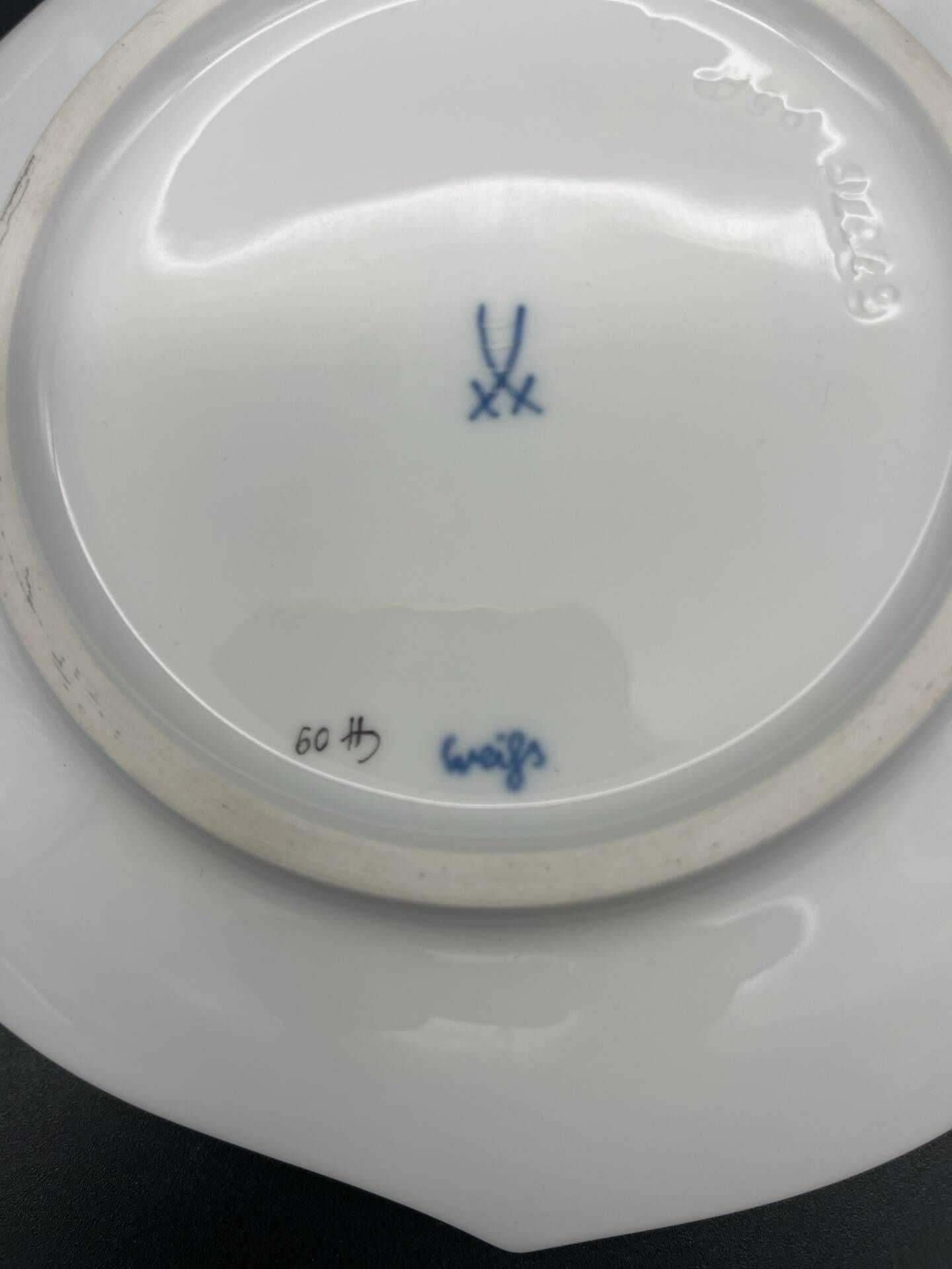 Meissen porcelain bowl Wellenspiel Relief – Sabine Wachs