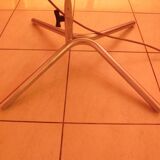 Industrial iron and plastic lamp